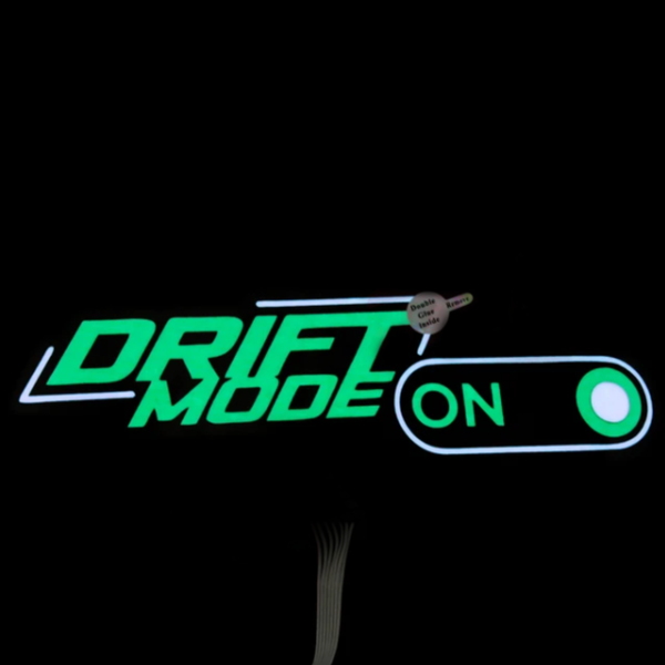 EL Glow Drift Mode ON Sticker